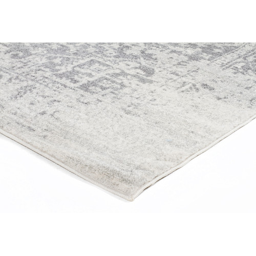 Network Rugs Bone, White & Silver Art Moderne Cezanne Rug
