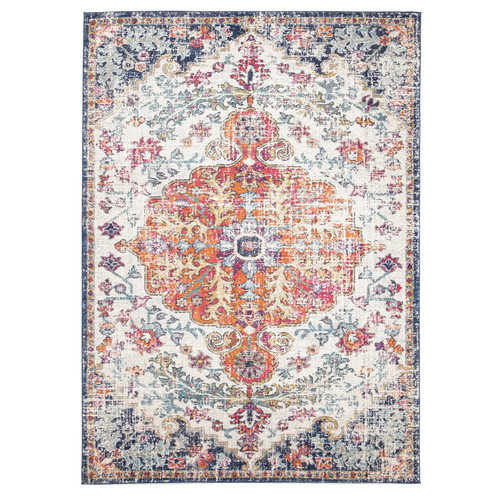 Multi-Coloured-Vintage-Style-Art-Moderne-Louvre-Rug