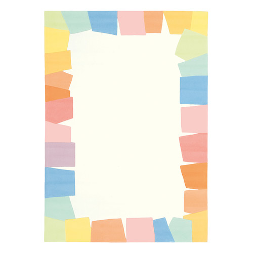 Joy Pastal Border Pastel Rug Temple Webster