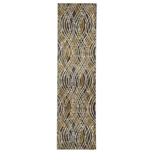 Charcoal Klein Luxury Rug Runner