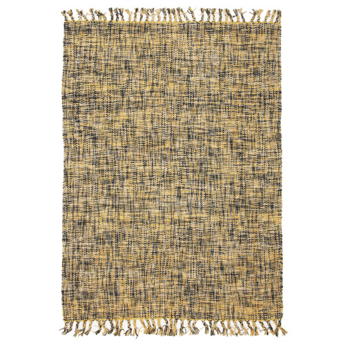 Eva Modern Yellow Cotton Rug Temple & ster