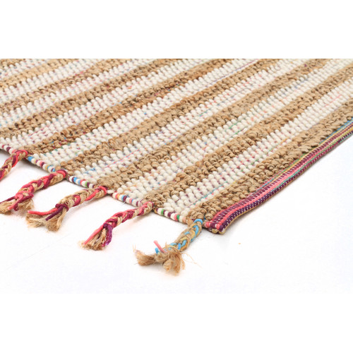 Network Helga Modern White Wool & Jute Rug & Reviews Temple & ster