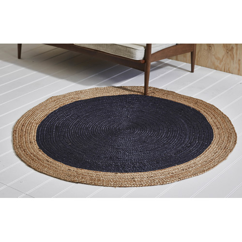 Network Rugs Jasmine Round Navy Rug