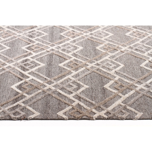 Tricia Jacquard Wool & Viscose Modern Rug Temple & ster