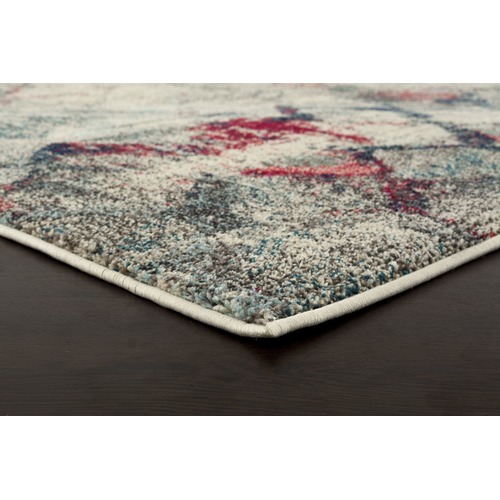 Network Johnnie Blue, Grey & Pink Durable Modern Rug & Reviews Temple