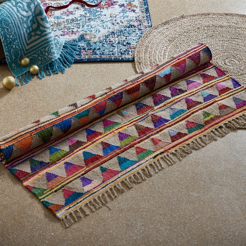 Marlo Natural Jute and Cotton Rug