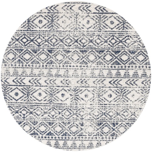 Abree Coastal Round Rug