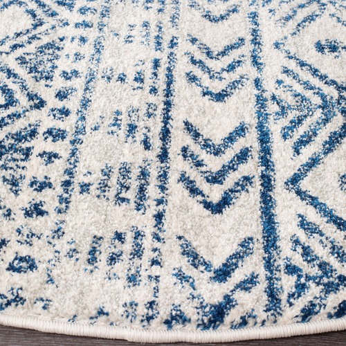 Abree Coastal Round Rug