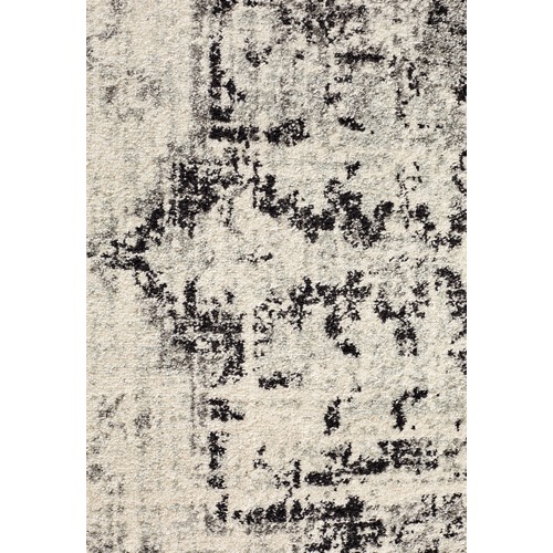 Charcoal Chilaz Bulbut Round Rug