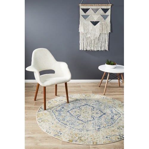 Sky Engin Rowly Round Rug