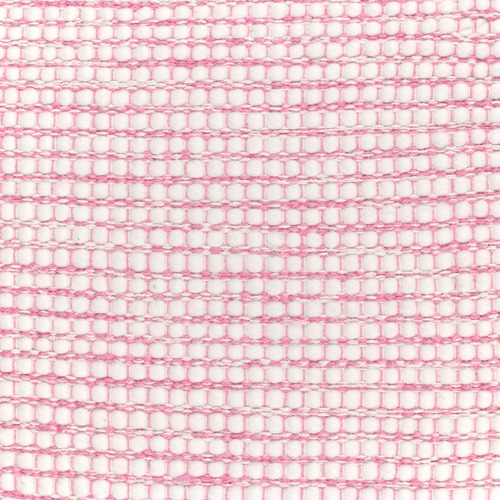 Pink & White Felted Wool Scandi Rug