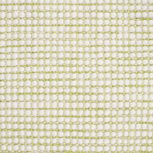 Green & White Felted Wool Scandi Rug
