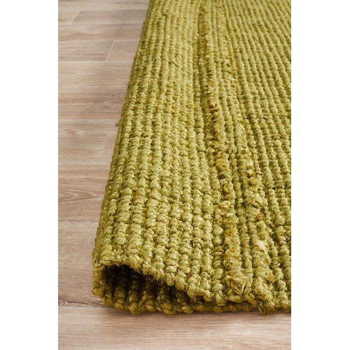 Network Jasmine Green Jute Rug Temple & ster