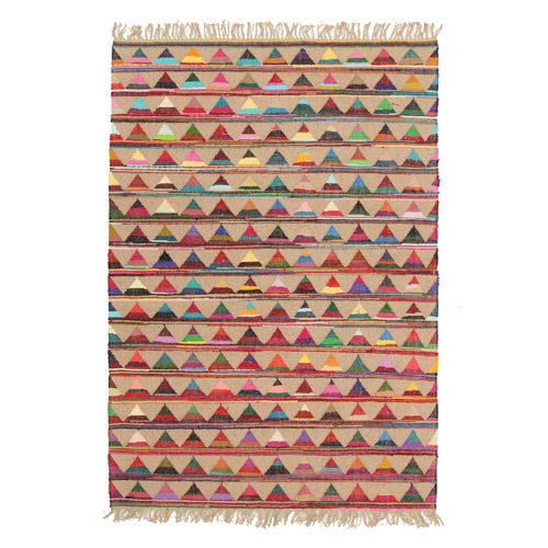 Marlo Natural Jute and Cotton Rug