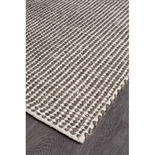 Carlos Felted Wool Rug Brown Natural