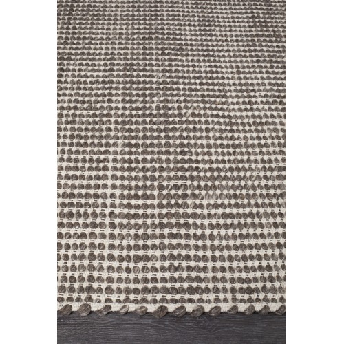Carlos Felted Wool Rug Brown Natural