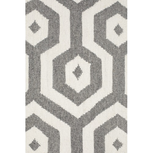 Network Urban Hive Flat Weave Wool Rug Grey & Reviews Temple & ster