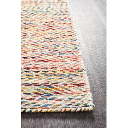 Network Rugs Vali Scandinavian Pure Wool Flat Woven Rug