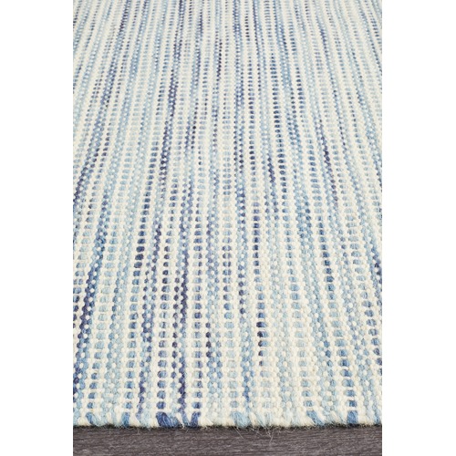 Network Rugs Blue Mani Scandinavian Pure Wool Rug