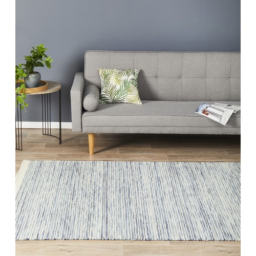 Network Rugs Blue Mani Scandinavian Pure Wool Rug