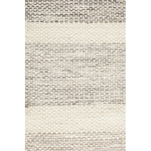 Meli Grey 100 Pure Wool Scandinavian Style Flatweave Rug