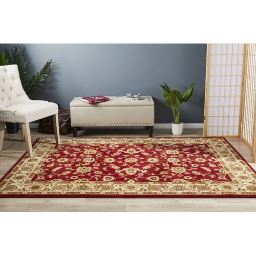 Classic Border Design Runner Rug