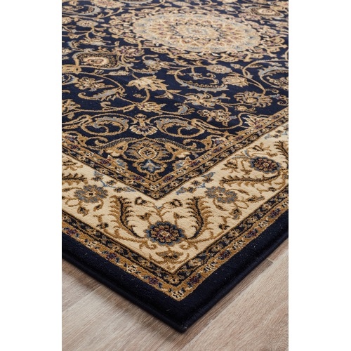 Ornate Medallion Border Rug