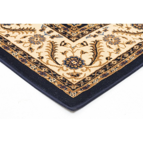 Ornate Medallion Border Rug