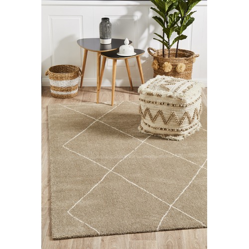 Natural & Ivory Super Soft Moroccan Look Rug
