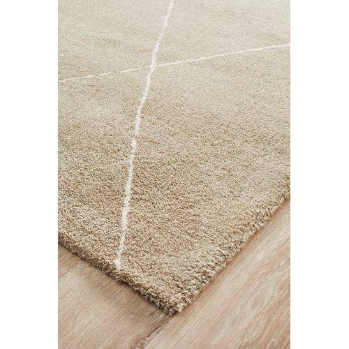 Natural & Ivory Super Soft Moroccan Look Rug