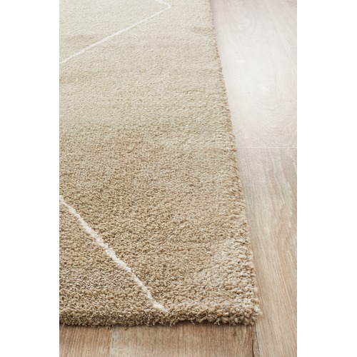 Natural & Ivory Super Soft Moroccan Look Rug