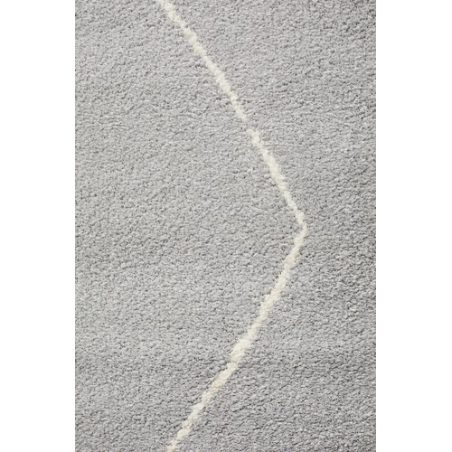 Silver Grey & Ivory Super Soft Moroccan Look Rug