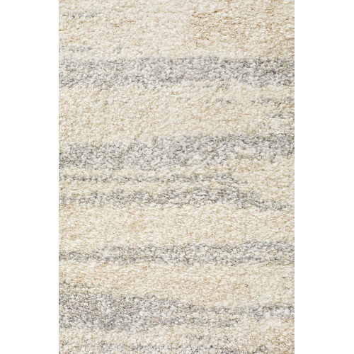 Silver Grey & Ivory Super Soft Modern Contemporary Rug