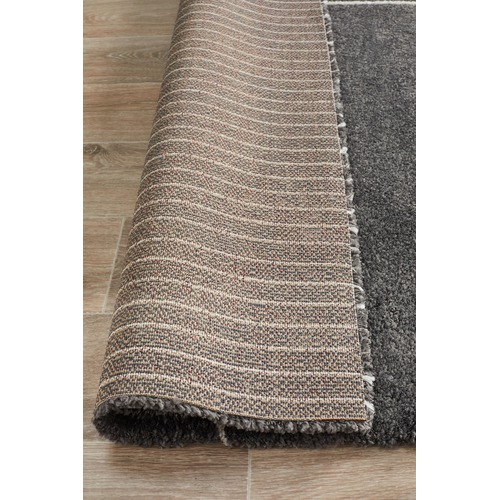 Charcoal & White Super Soft Metro Contemporary Rug