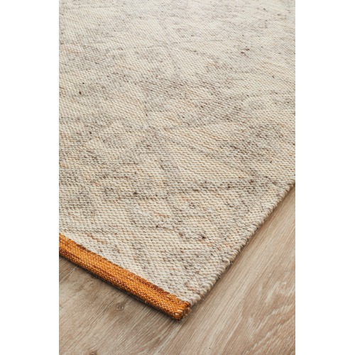 Natural & Linen Hand Woven Modern Tribal Rug