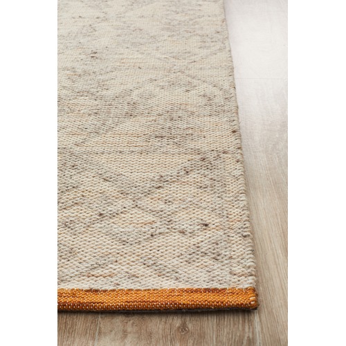Natural & Linen Hand Woven Modern Tribal Rug