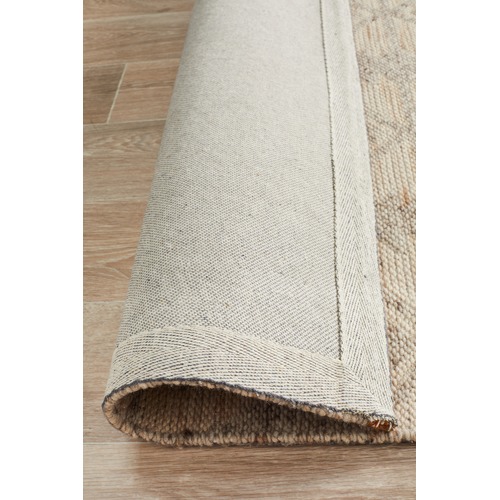 Natural & Linen Hand Woven Modern Tribal Rug