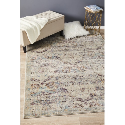 Limerick Stunning Designer Silver Blue Rug