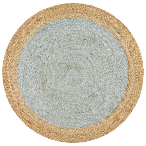 Network Rugs Jute Natural Blue Rug