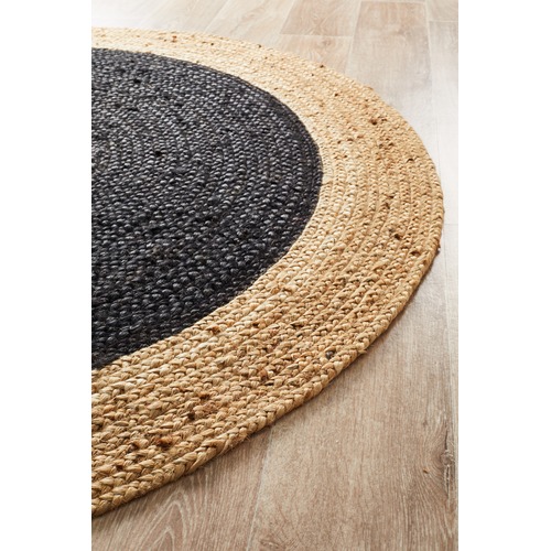 Network Rugs Jute Natural Black Rug Temple & ster