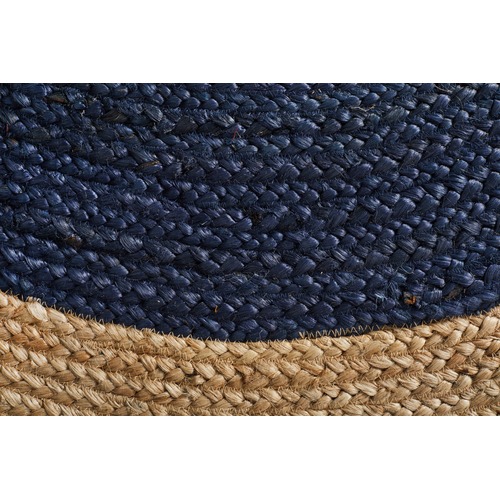 Jasmine Round Navy Rug