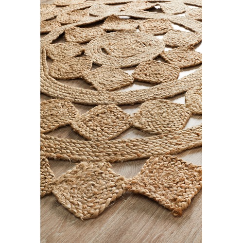 Jasmine Diamonds Natural Rug