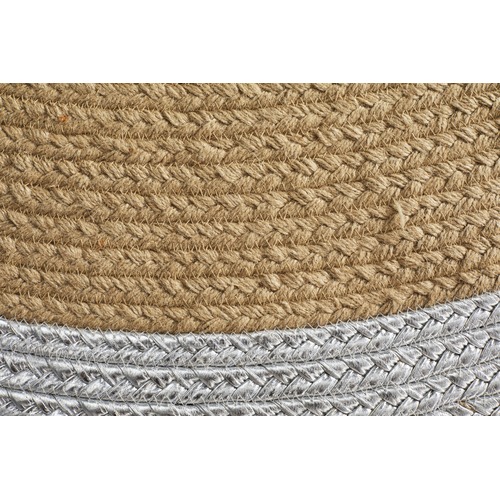 Network Milano Metallic Silver and Natural Jute Rug & Reviews Temple