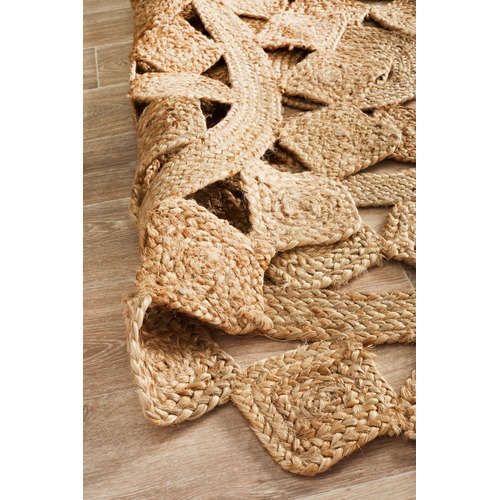 Jasmine Diamonds Natural Rug
