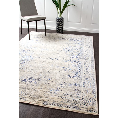 Network Rugs Blue Power Loomed Rug