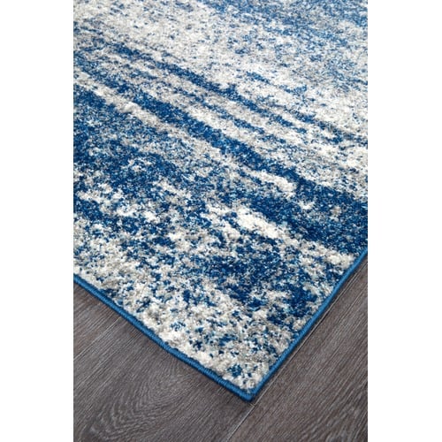 Arjan Navy Power Loomed Modern Rug