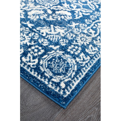 Oxus Navy Power Loomed Modern Rug