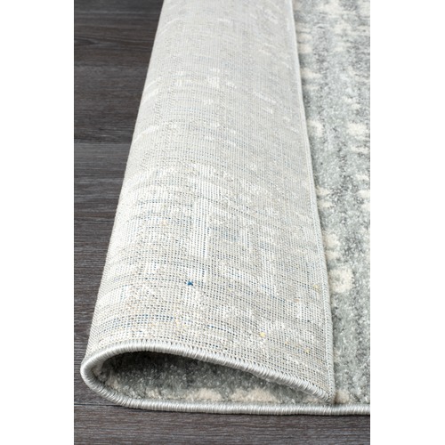 Parishan Silver & Grey Power Loomed Modern Rug