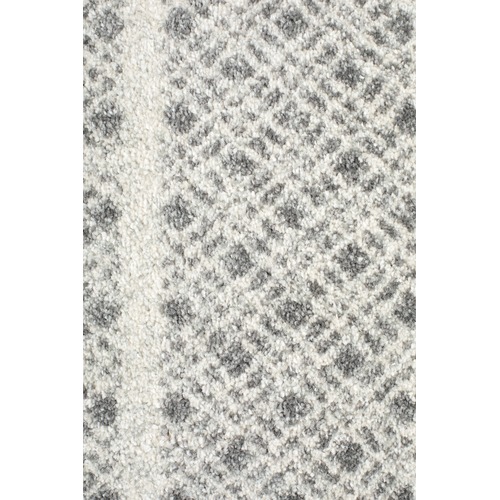 Lena Grey Power Loomed Modern Rug