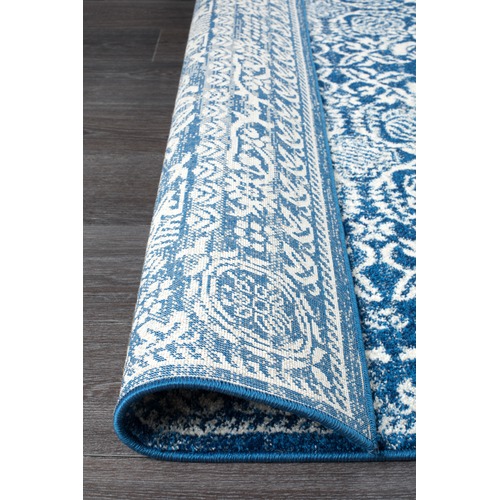 Oxus Navy Power Loomed Modern Rug